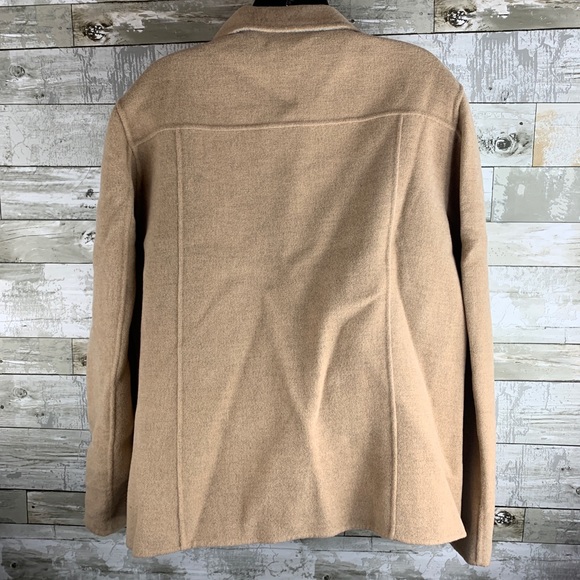 Pendleton wool brown coat size large - Picture 3 of 5